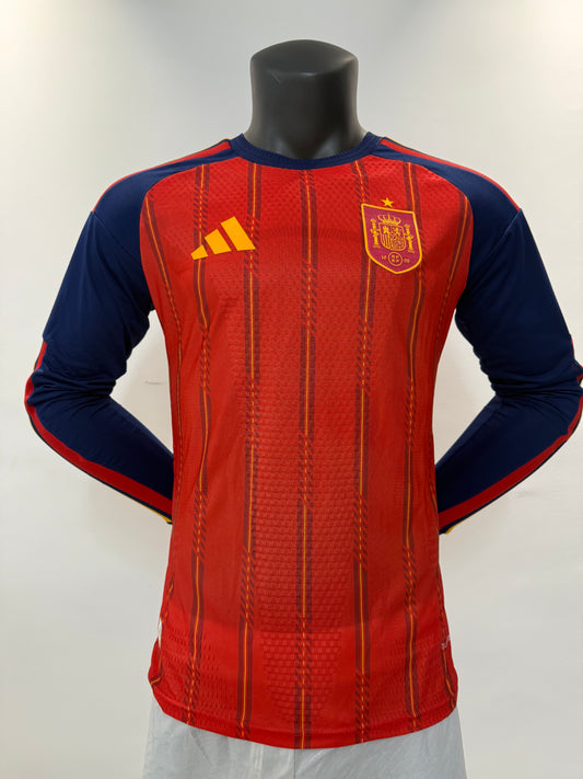 SPAIN LONG SLEEVE HOME 2026 PLAYERS VERSION